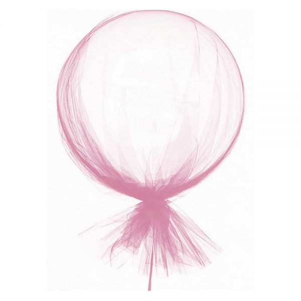 Pink Balloon Tulle Cover