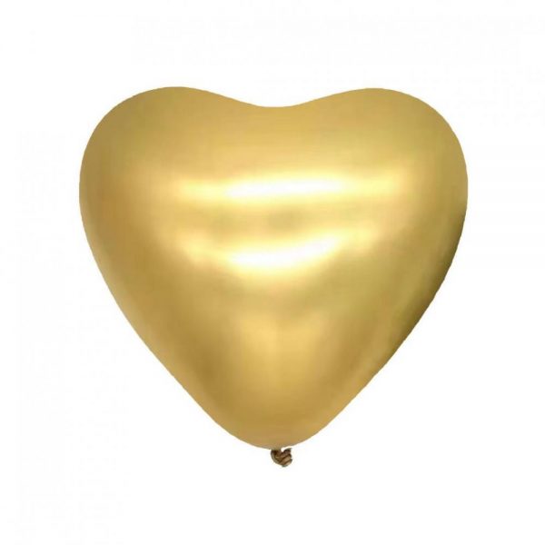 chrome gold heart
