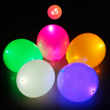 led balloon coloured