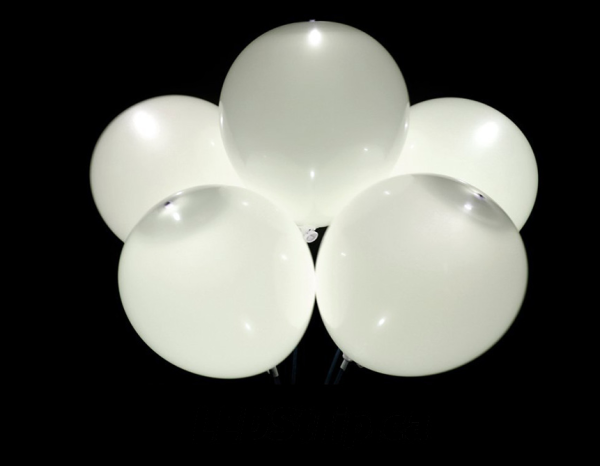 LED white balloons